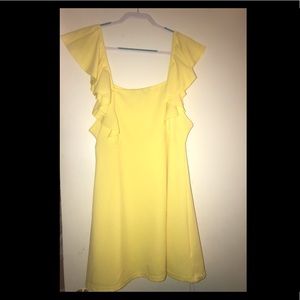 Yellow Boohoo Dress